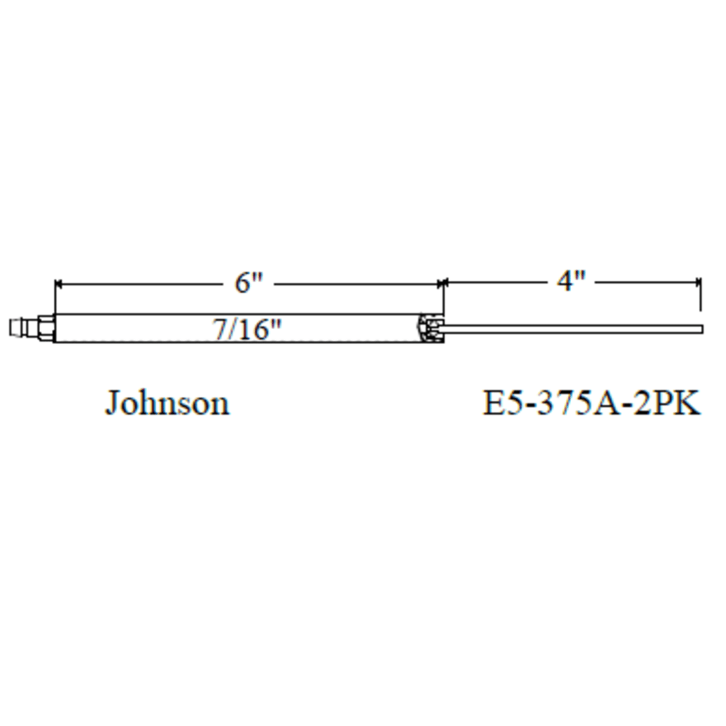 E5-375A-2PK - Westwood - 375A, Johnson Fl Guard Igniter 2PK