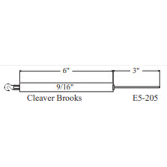 E5-205 - Westwood - 205, Cleaver Brooks Electrode 1pk