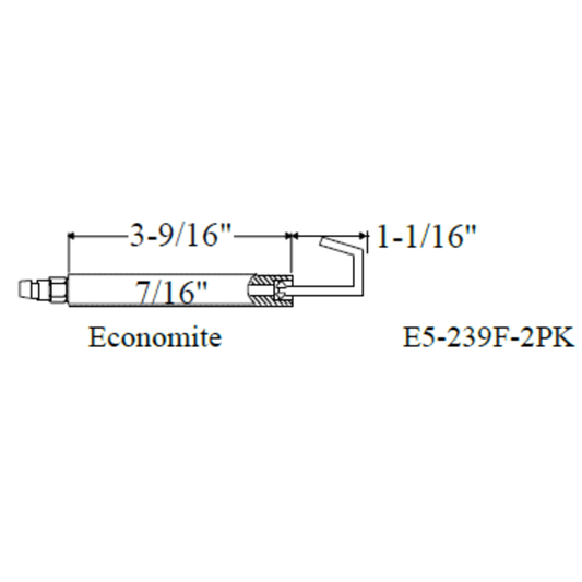 E5-239F-2PK - Westwood - 239F, Economite Electrode 2pk