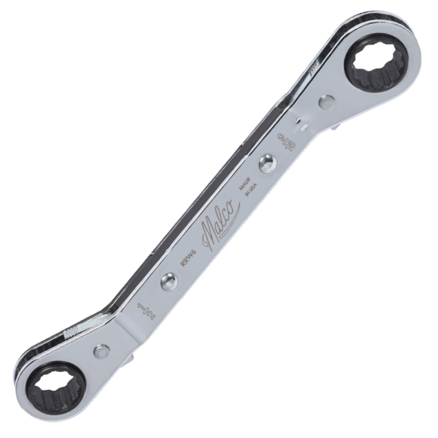 RRW6 - Malco - RATCHET  WRENCH, OFFSET  1/2",9/16" (1EA)
