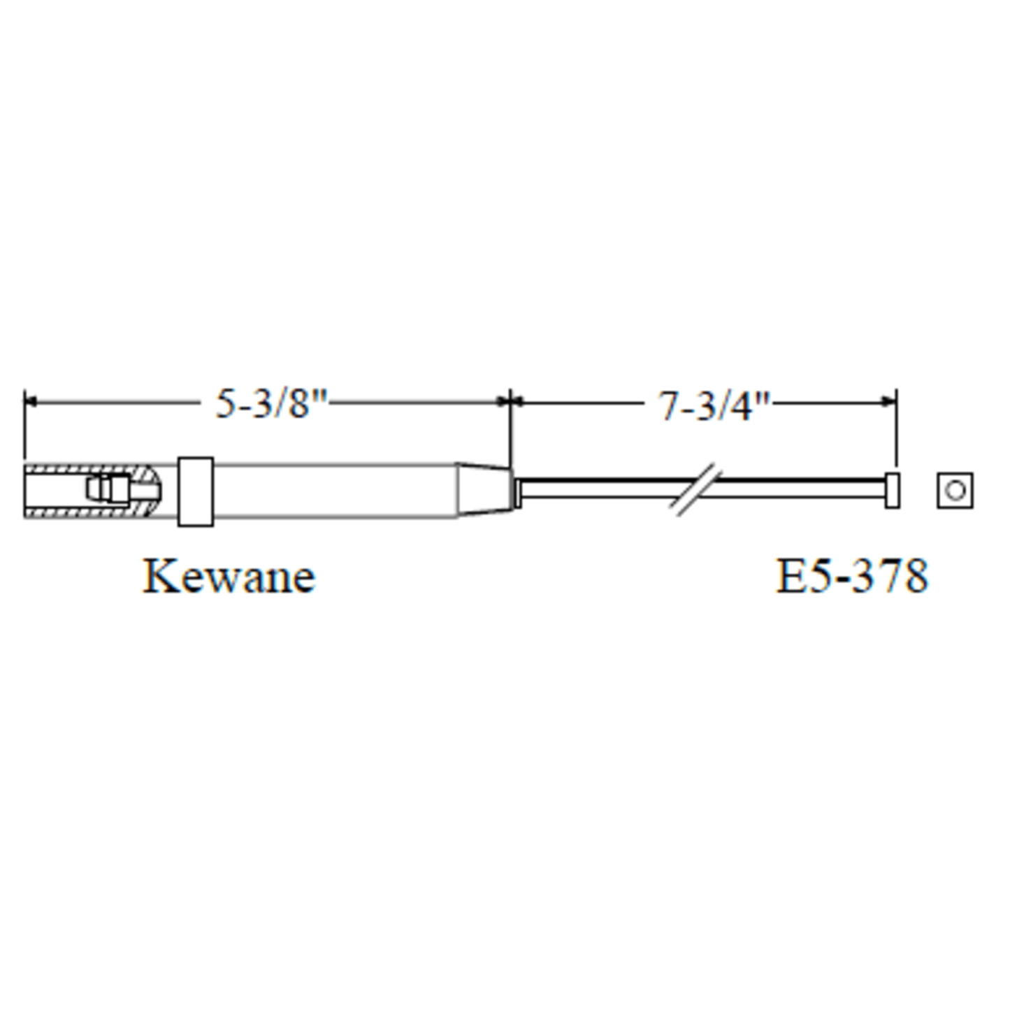 E5-378 - Westwood - 378, Kewanee Electrode 1pk