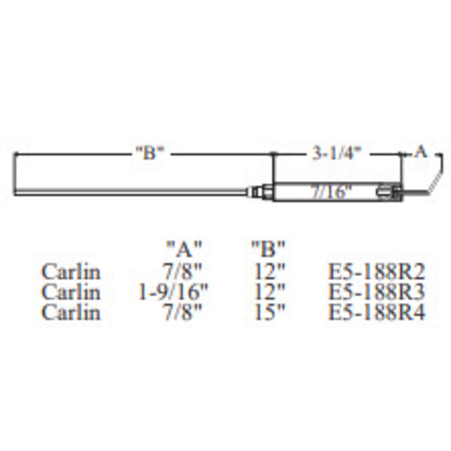 E5-188R3 - Westwood - 188R3, Carlin Electrode 2pk