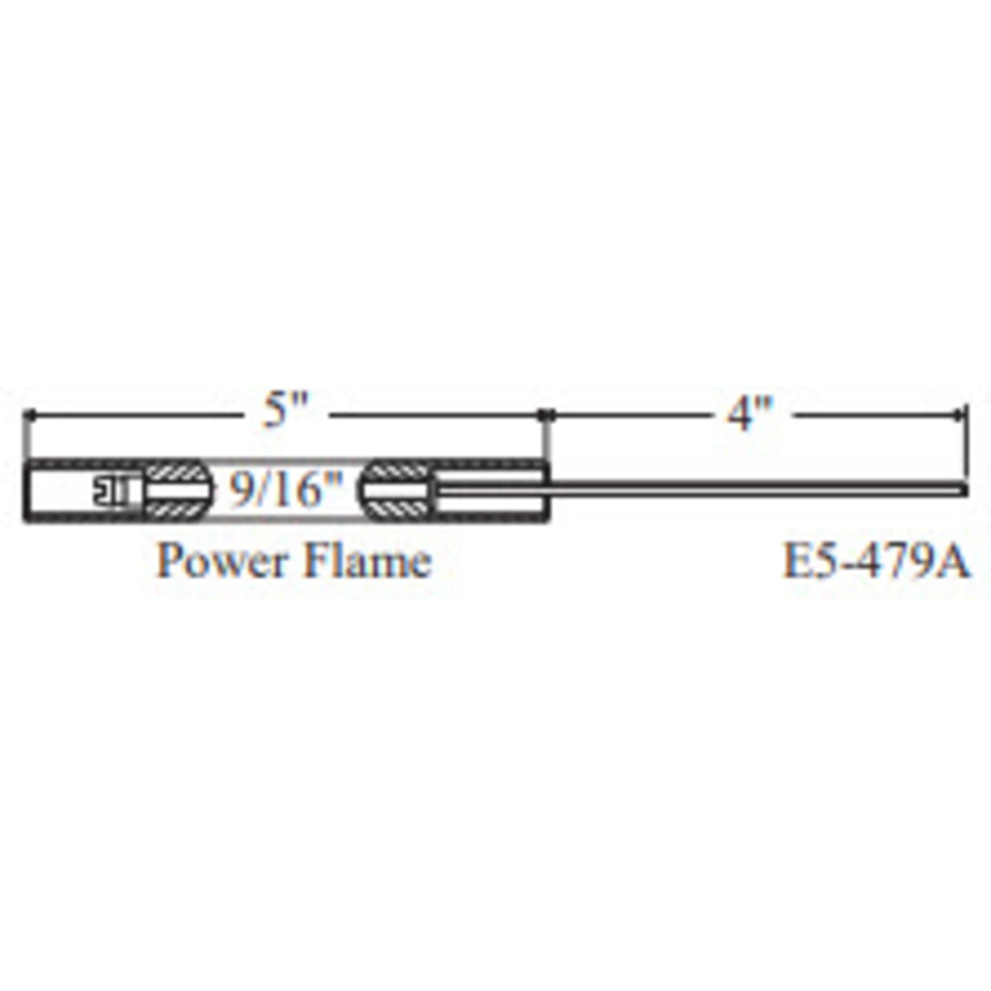 E5-479A-2PK - Westwood - 479A, Power Flame Electrode 2pk