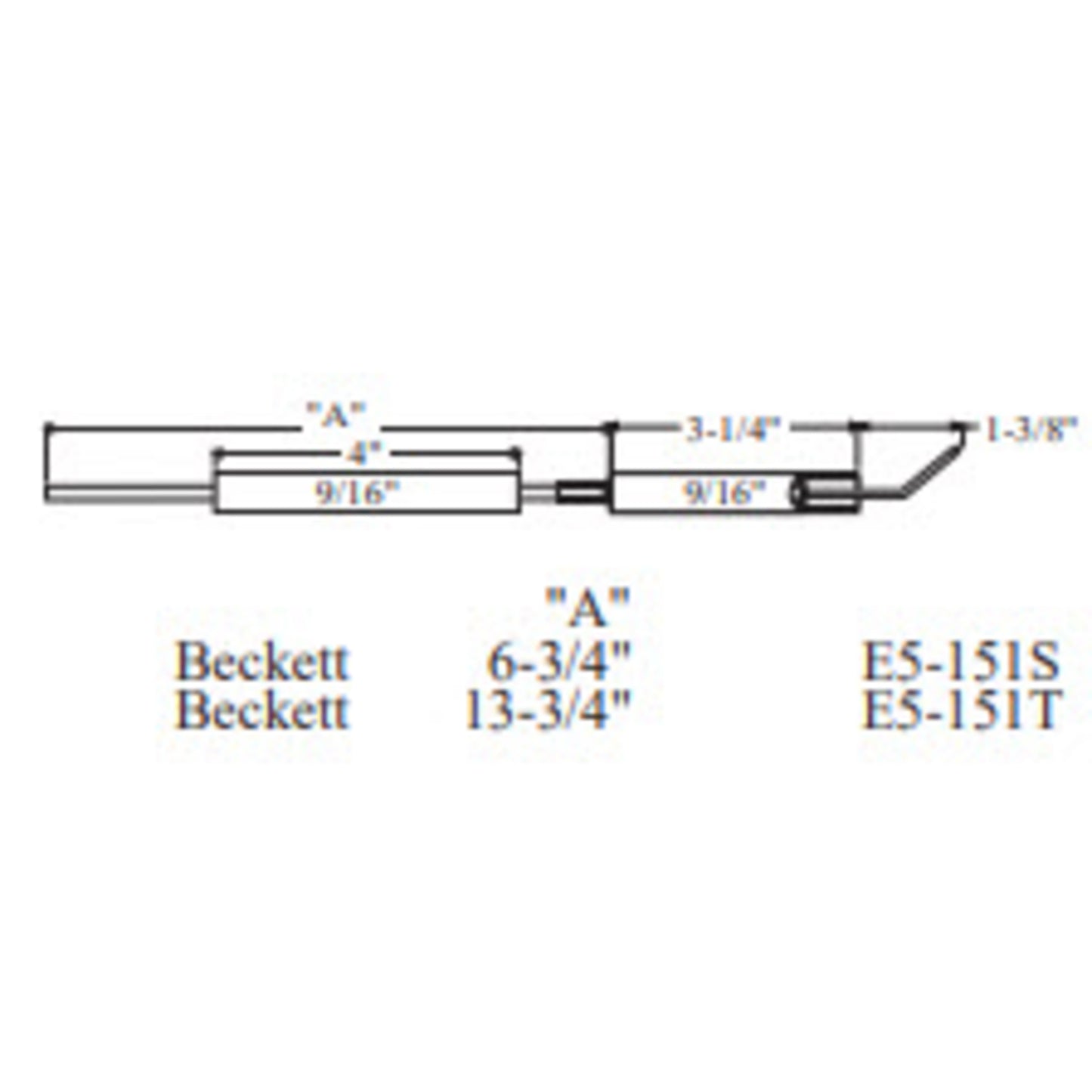 E5-151T-2PK - Westwood - 151T, Beckett Electrode 2pk