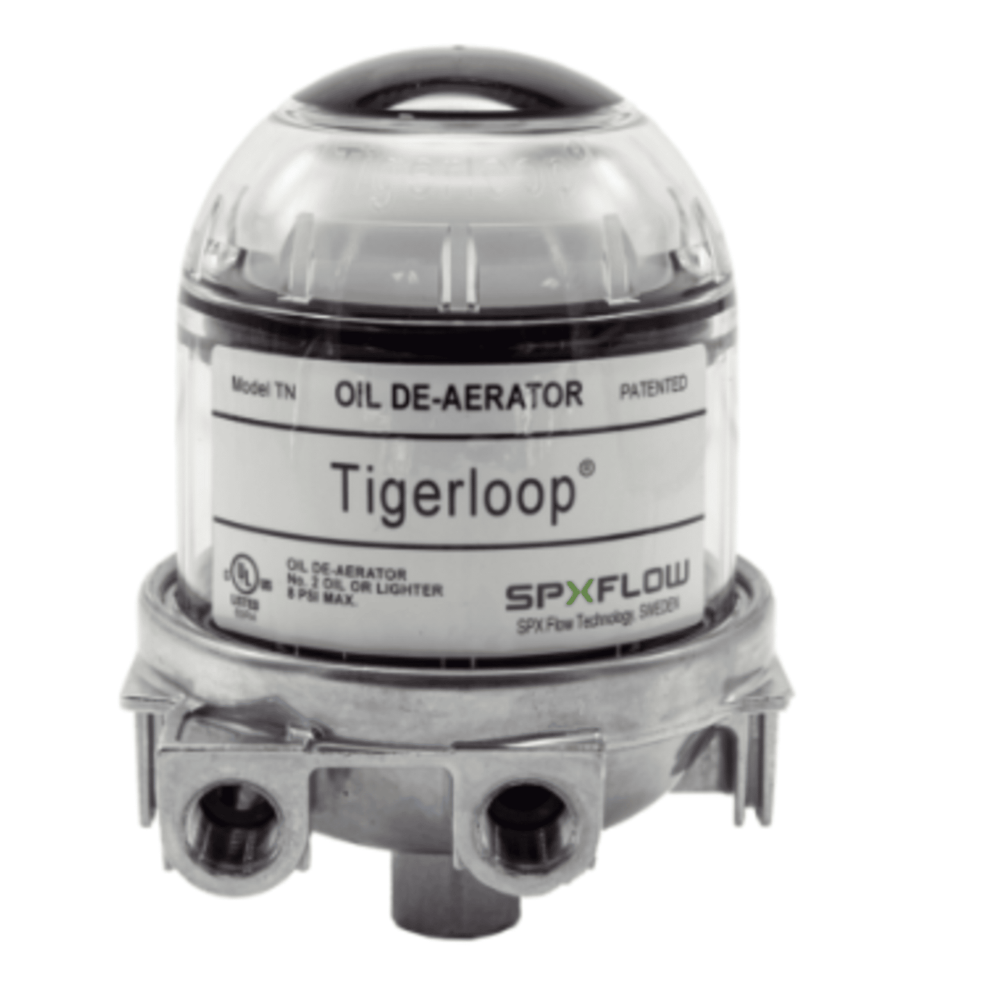 Tigerloop, oil de-aerator, model TN, UL Listed