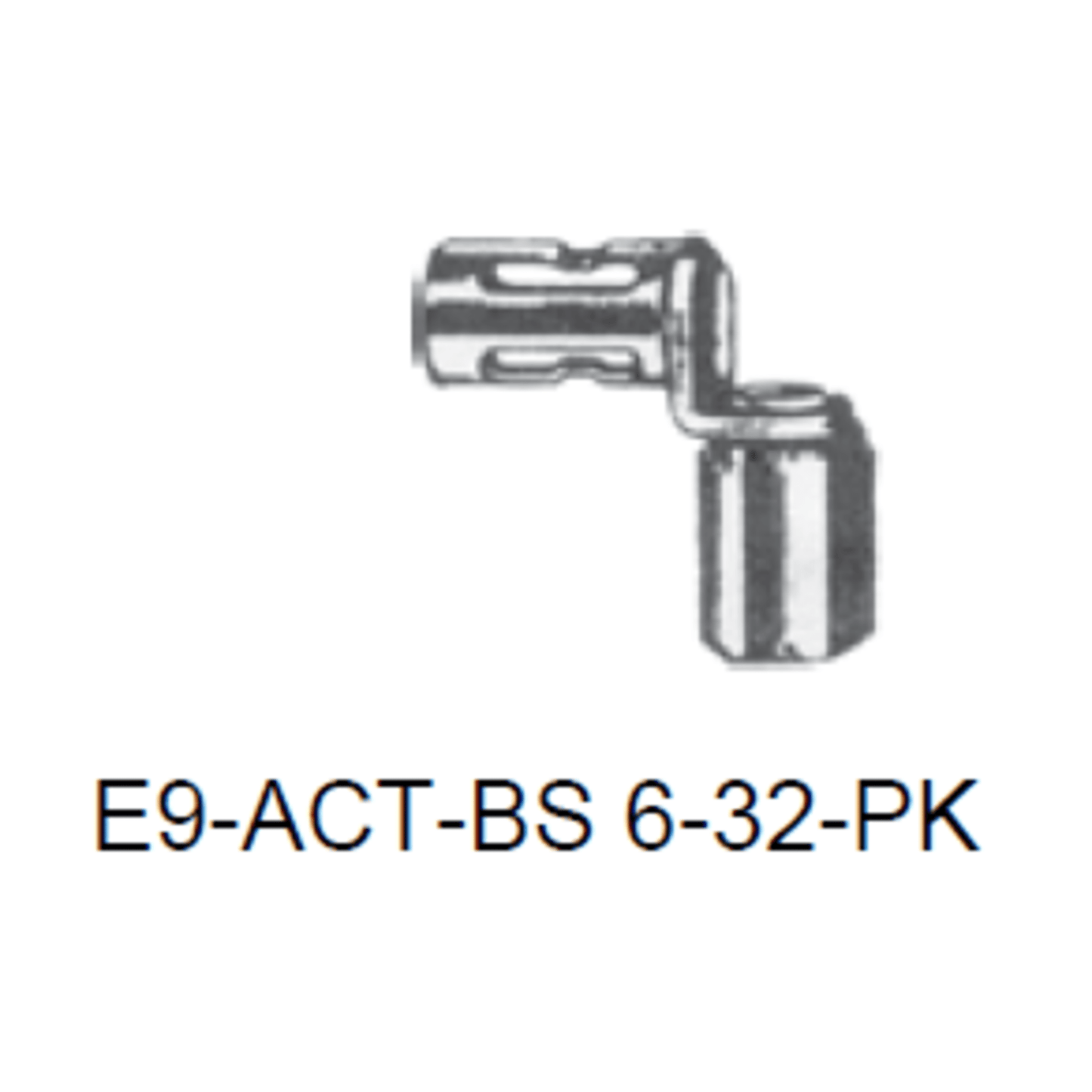 E9-ACT-BS6-32-PK - Westwood - RAJAH ACT-BS6-32 Angle cage on 6-32 hex stud 10pk