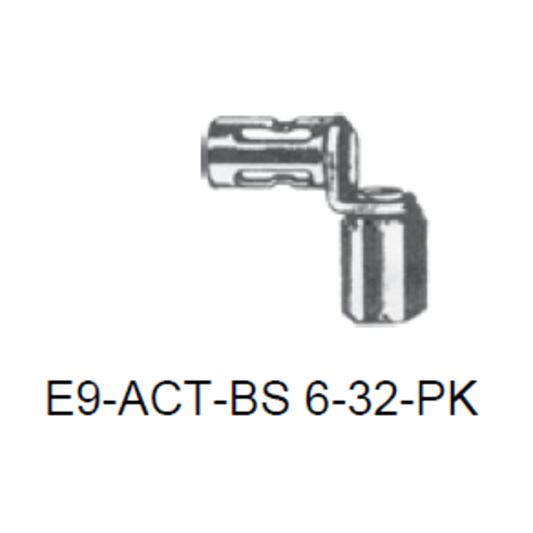 E9-ACT-BS6-32-PK - Westwood - RAJAH ACT-BS6-32 Angle cage on 6-32 hex stud 10pk