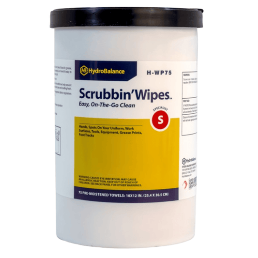 H-WP75  -  HydroBalance - Scrubbin' Wipes 75-Count Dispenser, (6PK)