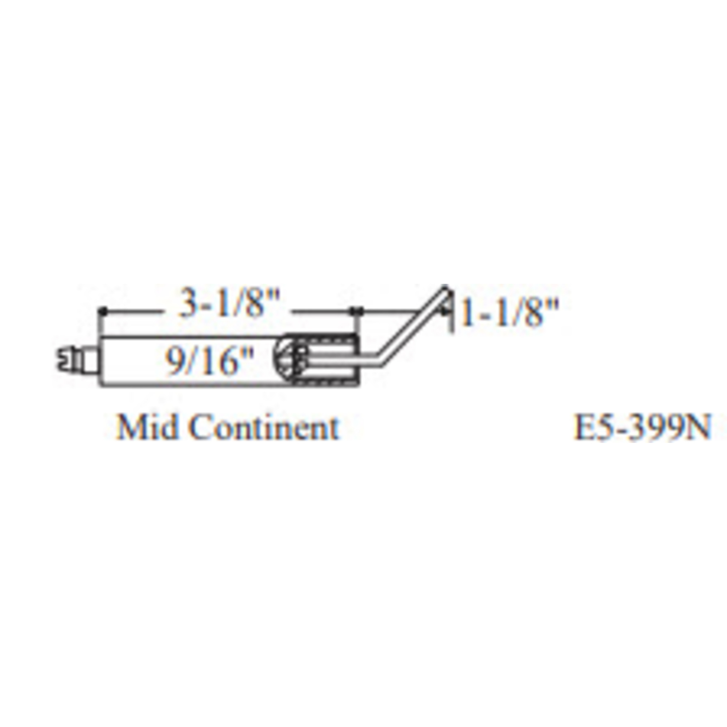 E5-399N-2PK - Westwood - 399N, Mid Continential Flame Rod 2pk