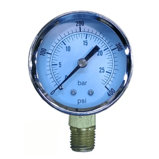 41408 - Crown - PSI GAUGE 0-400,2 In. FACE 1/4 NPT BOTTOM MOUNT (1EA)