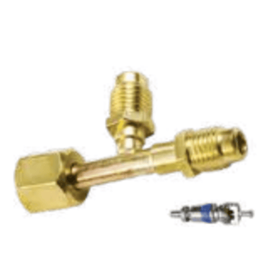 CD9621/2 - C&D - 1/4" f. flare without depressor tip x 1/4" m. (CD9601 w/o depressor tip) 2PK