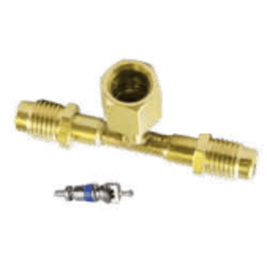 CD9622/2 - C&D - 1/4" m. flare acc. x 1/4" m. flare access x 1/4" f.(CD9602 no depr. tip) 2PK