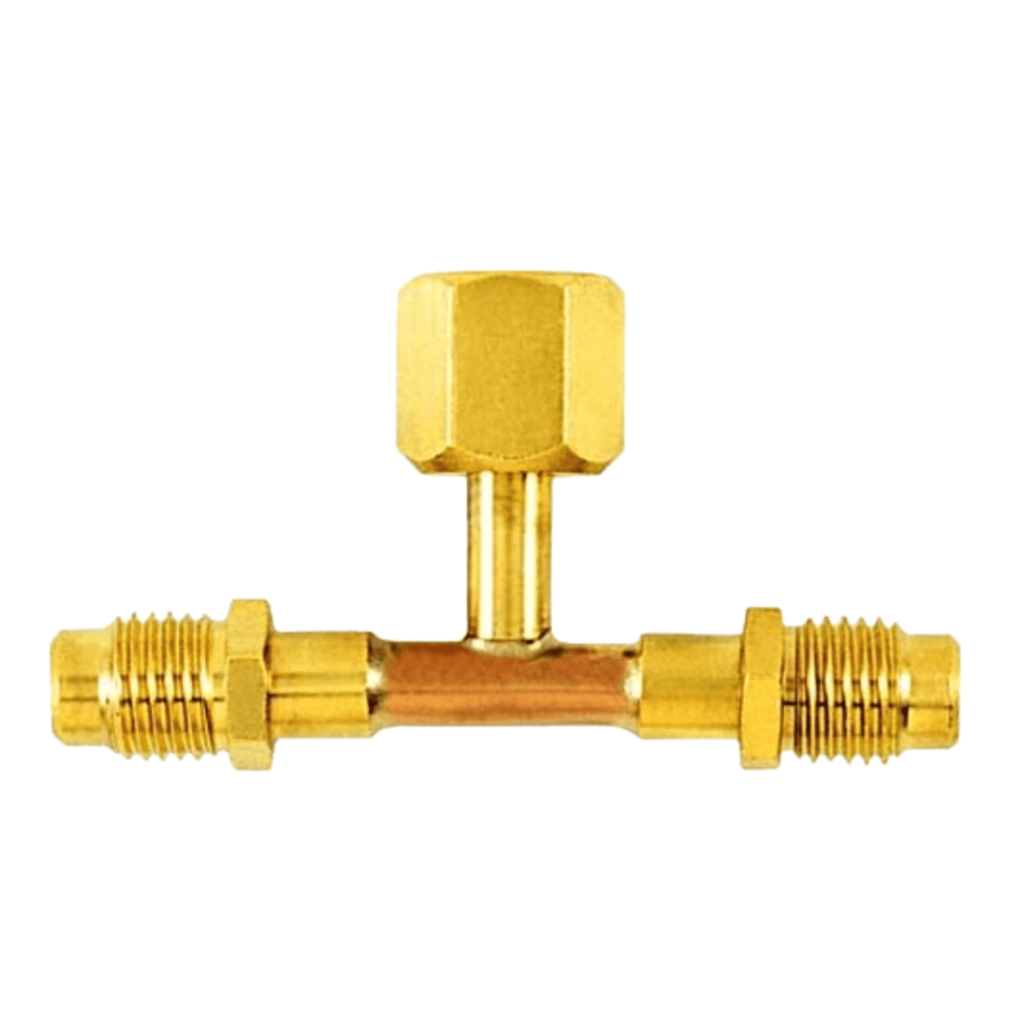 Access Valve 1/4" m. flare acc. x 1/4" m. flare access x 1/4" f.(CD9602 no depr. tip) 2PK - C&D