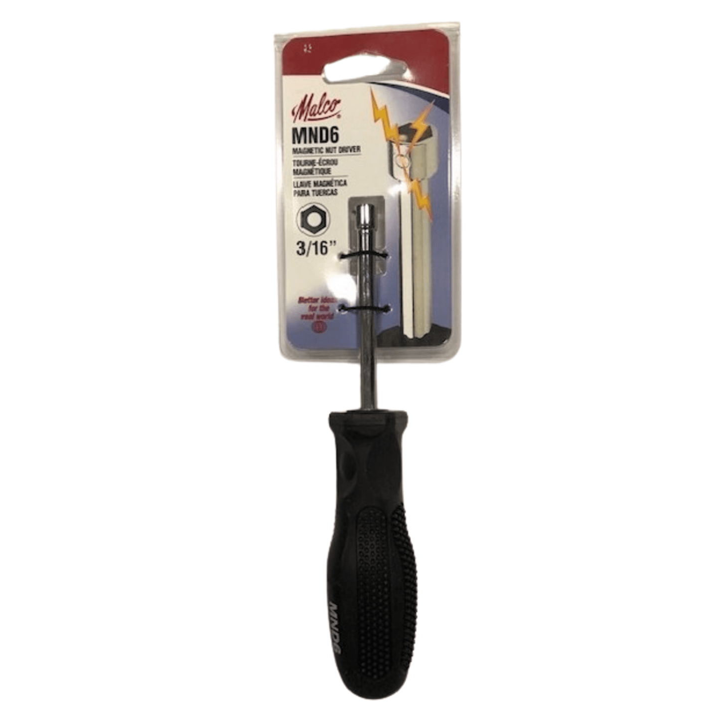 MND6 - Malco Nut Driver, Magnetic 3/16"