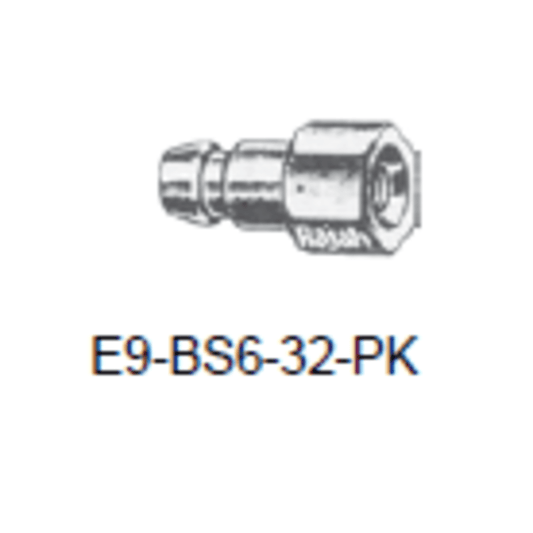 E9-BS6-32-PK - Westwood - RAJAH BS6-32 Base stud with 6-32 thread 10pk