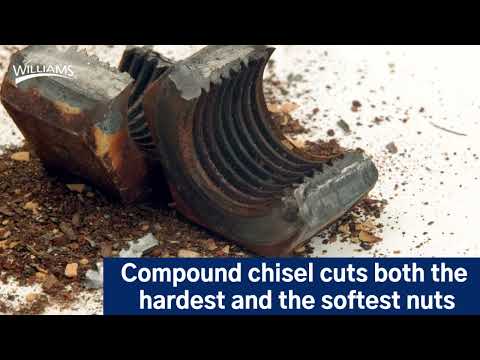 AS105AH - Williams - Hydraulic Nut Splitters, Angled Head 5/16" - 5/8" - 1-7/16"