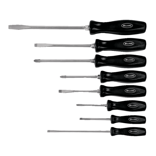 Williams 8 pc ENDUROGRIP™ Mixed Screwdriver