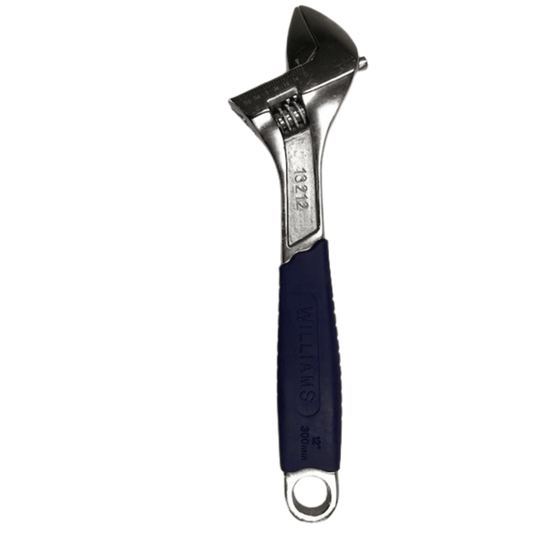 Williams 13212 Wrench Chrome Adjustable Wrench Comfort Grip 12"