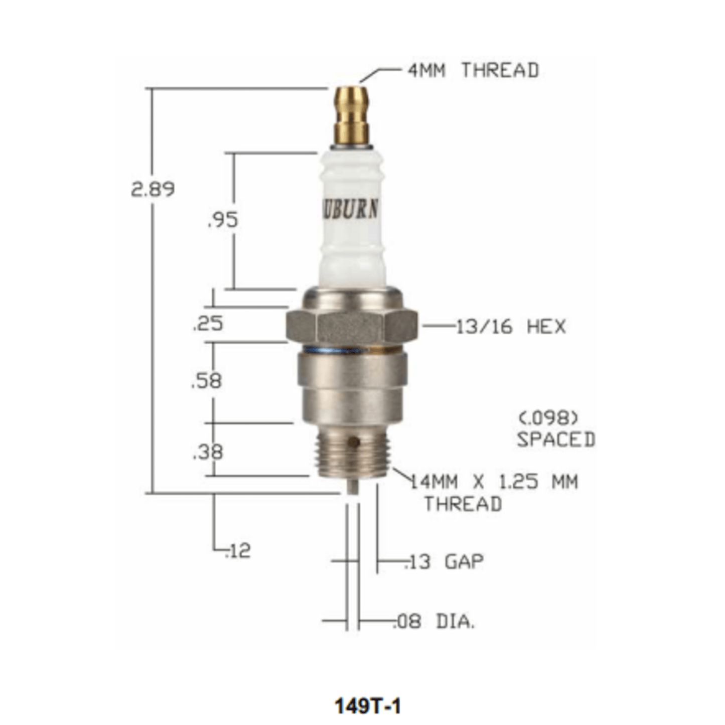 149T-1 - Auburn - Igniter (CS12955) (40PK)