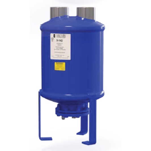 Henry S-1904, Oil Separator, Conventional Welded-Top Inlet / Top Outlet, 3-1/8 ODS, 3/8 FL Return