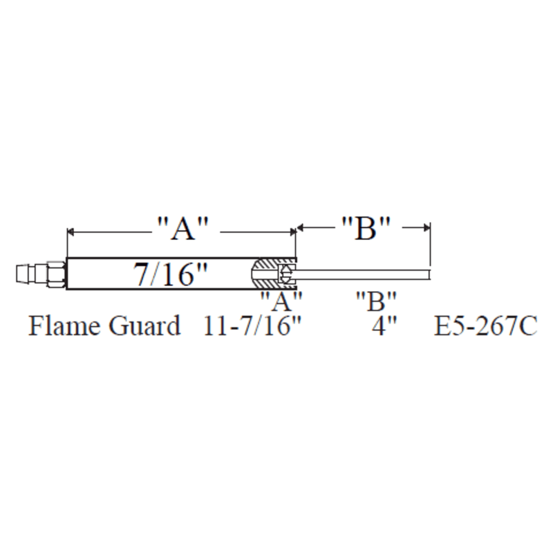 Electrode FLAME GUARD 21524 -  2pk (Crown Replacement for WP-E5-267C)