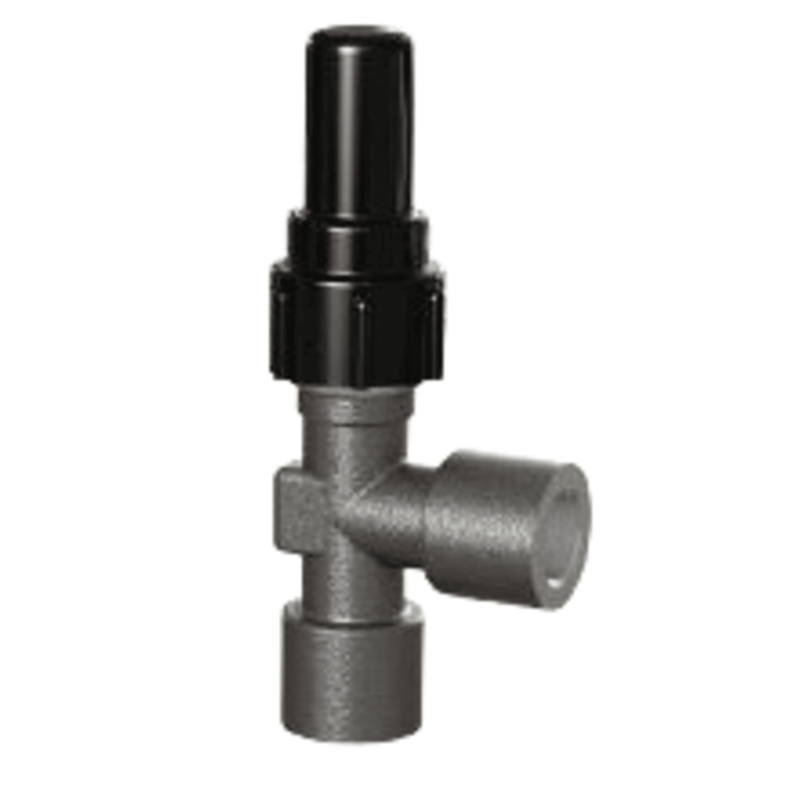 Henry Shut-Off Valve, Brass Seal Cap Angle, 3/8" FPT