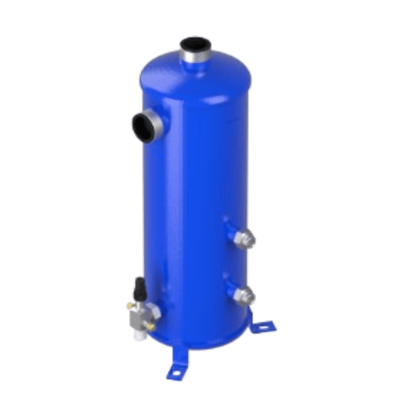 Henry Oil Separator, Helical with Reservoir (Gardian), 1-5/8" ODS - 41.275mm