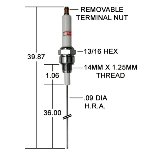 CA487 - Crown - IGNITER/OJ-21-4 W/36 In. TIP (EA)