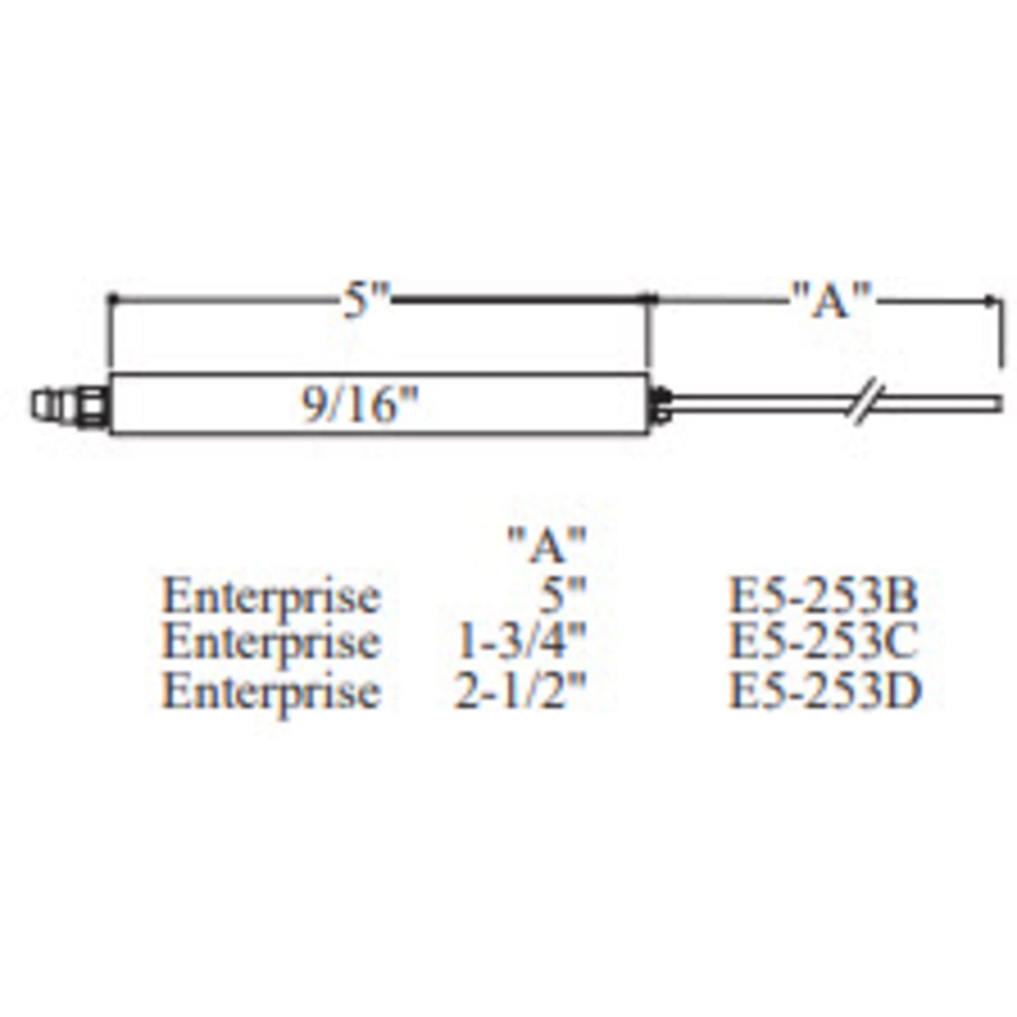 Westwood 253B, Enterprise Electrode 2pk