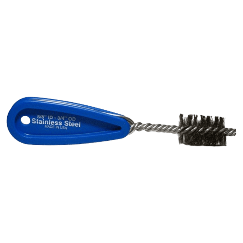 Brush Fitting - SS - DS/DS OD Pipe Size 13/16" - (12PK) - Schaefer