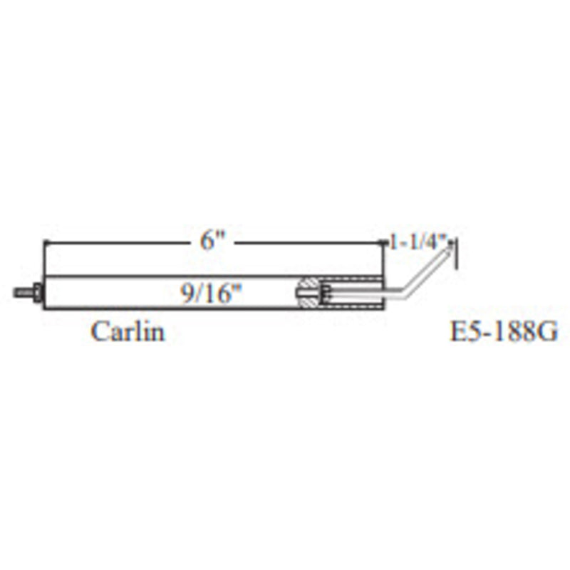 Electrode CARLIN 20765, 2pk (Crown Replacement for WP-E5-188G)