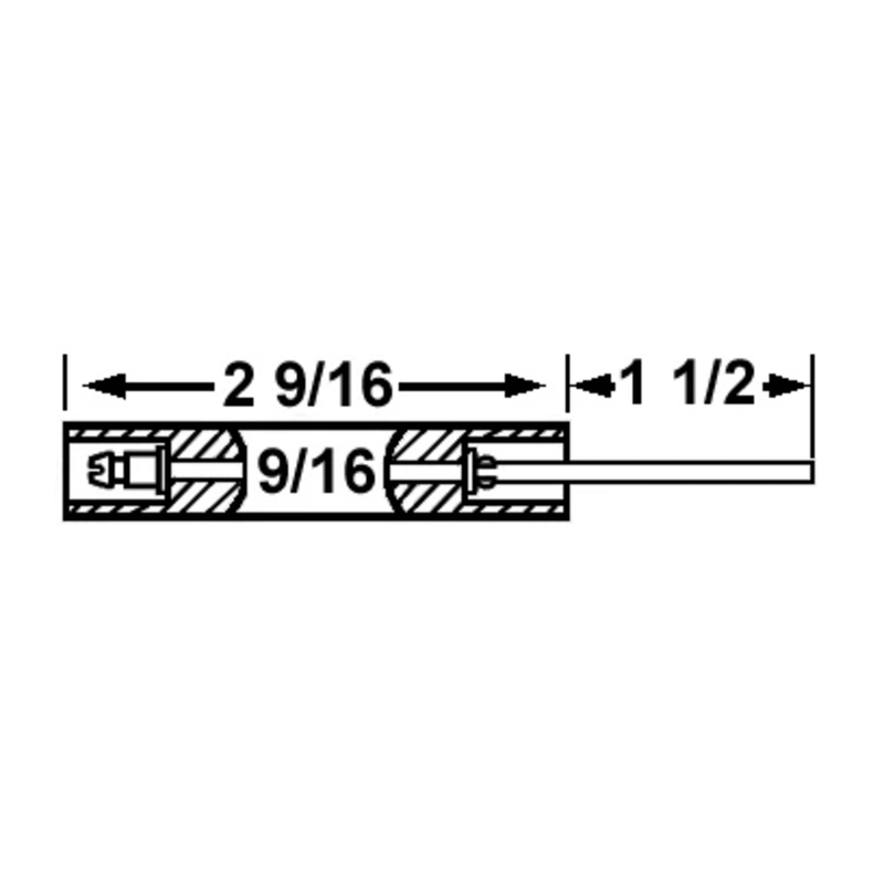 Electrode MIDCO 6725-50 CM 54  (Replacement for Westwood WP-E5-399P) - Crown