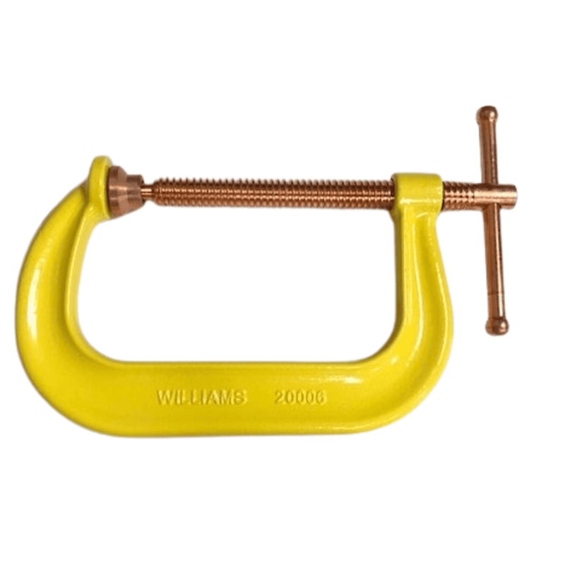 C Clamp, 6" w/ COPPER SCREW - Williams