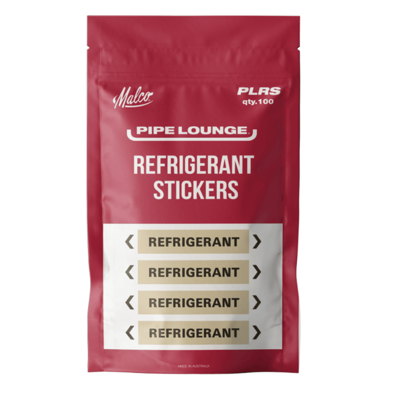 Malco PipeLounge Refrigerant Sticker (PLRS)