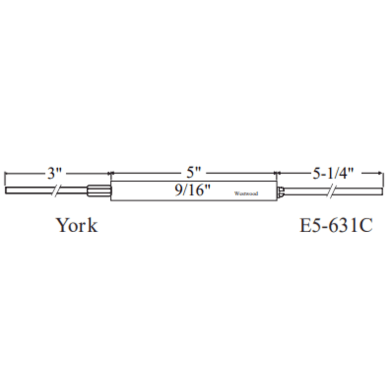 Electrode YORK 631C ,  2pk - Westwood