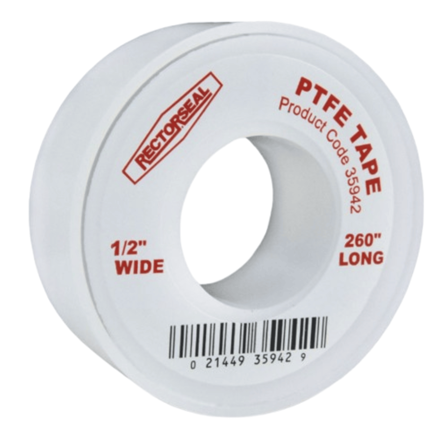 35942 - Rectorseal - 1/2 X 260 PTFE TAPE - 12PK