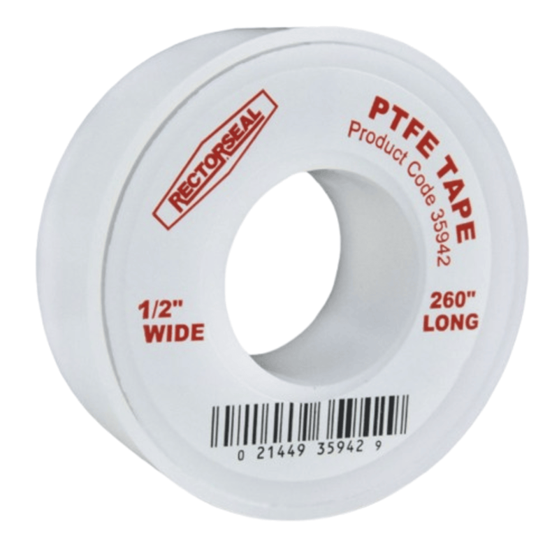 Thread Sealant Tape 1/2 X 260 PTFE TAPE - 12PK - Rectorseal