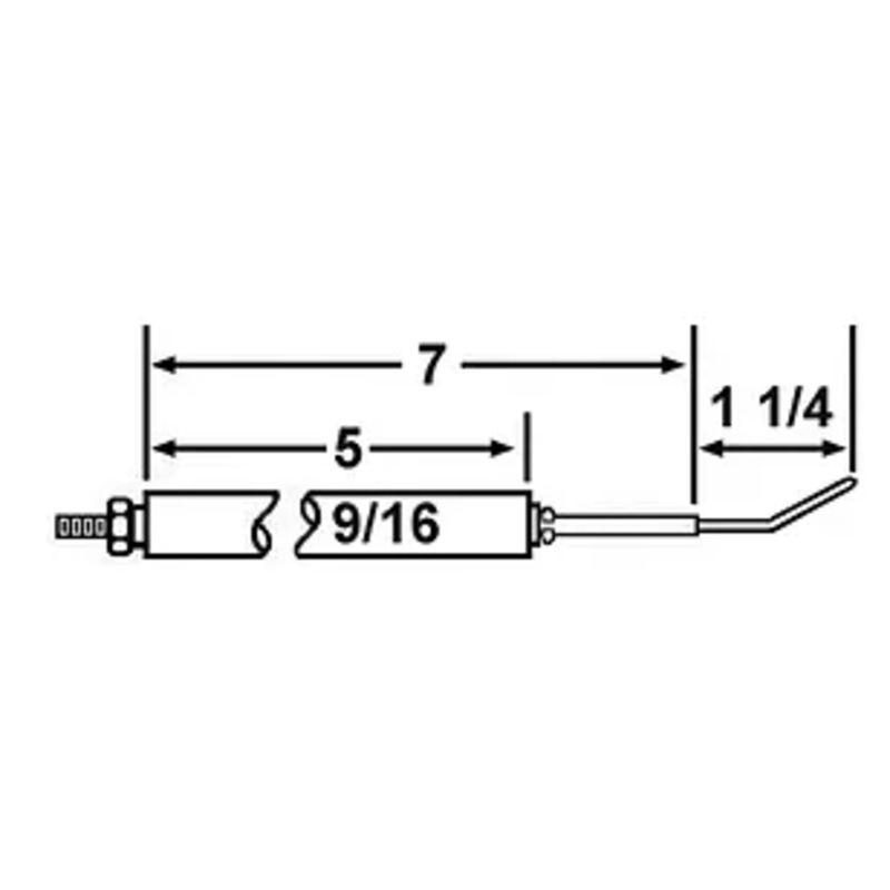 Electrode BECKETT * CB 7  (Replacement for Westwood WP-E5-152) - Crown