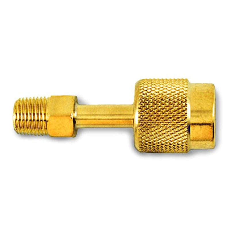 Robinet d'accès 1/4" évasé femelle pivotant avec pointe de dépresseur et joint x 1/8" MPT 1PC - C&D