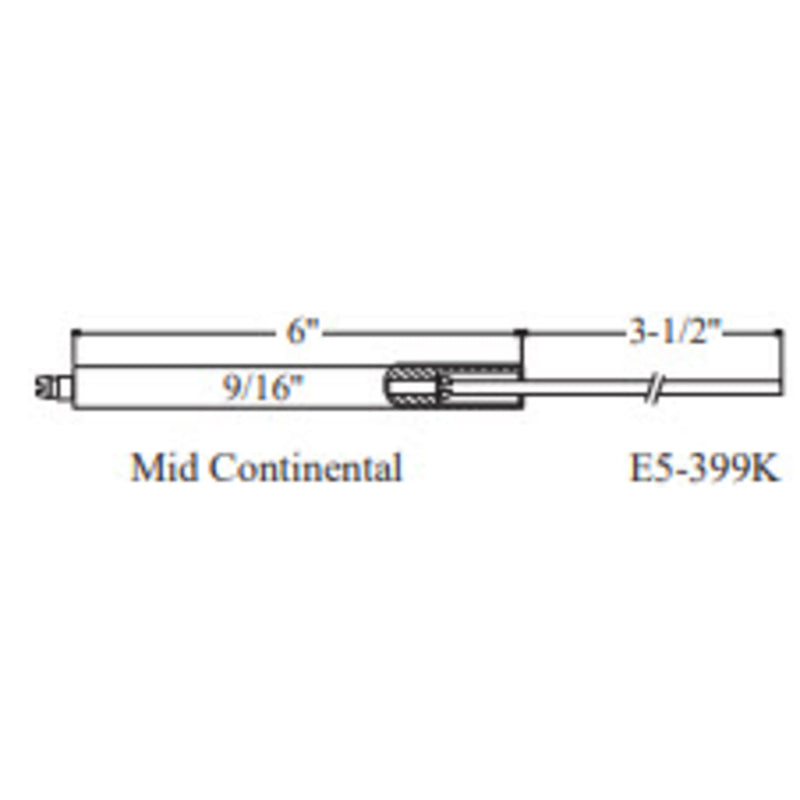 Electrode MID CONTINENTIAL 399K, 2pk - Westwood