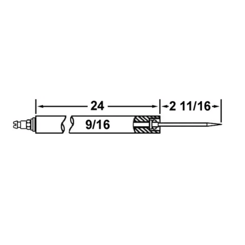 Electrode CLEAVER BROOKS 435-74  17244  (Replacement for Westwood WP-E5-205J) - Crown