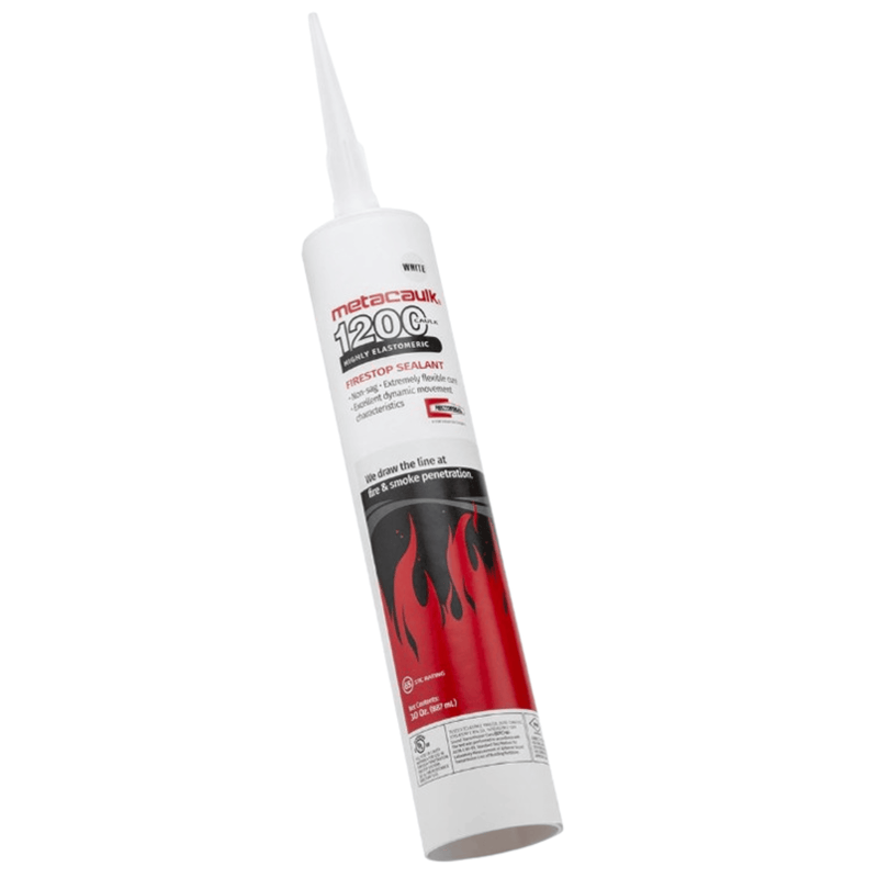 Fire Stop METACAULK 30OZ Cartridge 1200 White Caulk - 12PK - Rectorseal