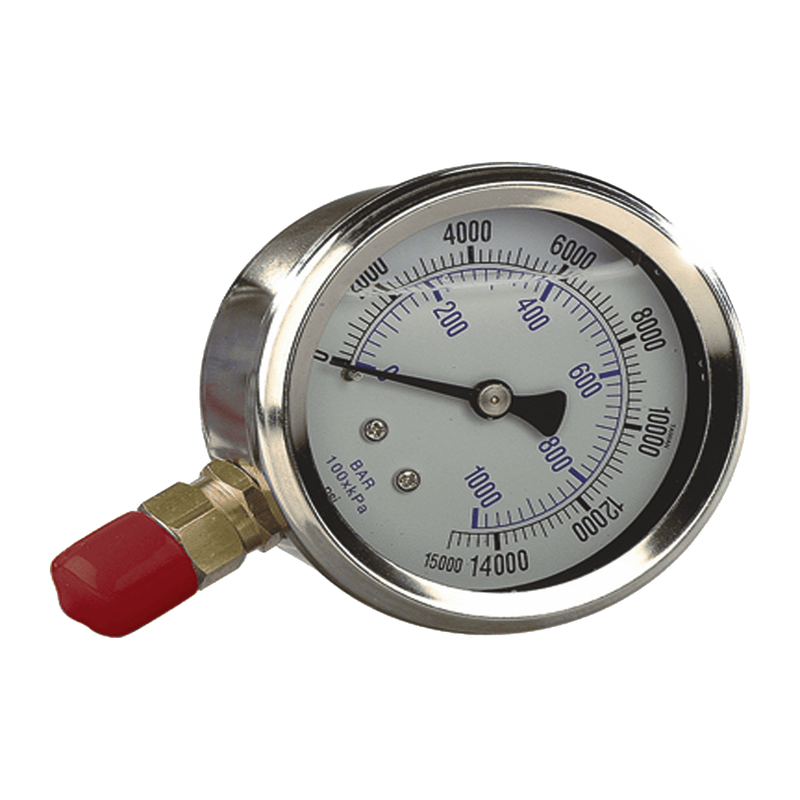 Pressure Gauge 4" Face Diameter Liquid  - Williams