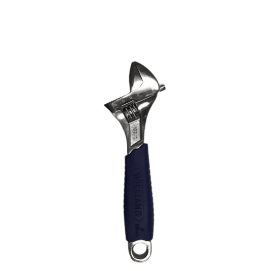 Williams 13208, Wrench Chrome Adjustable Wrench Comfort Grip 8"