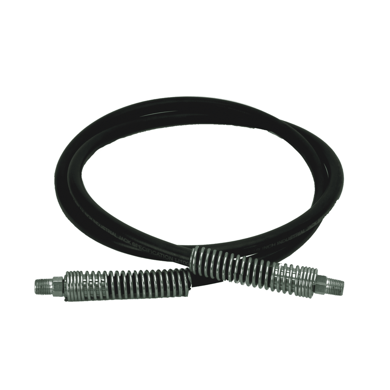 Hydraulic Hose ID .38" with 3/8"-18 NPTF Ends, 20 ft