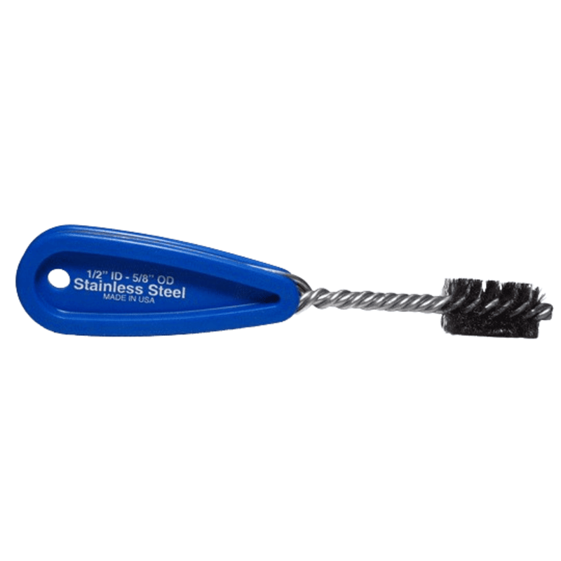 Brush Fitting - SS - DS/DS OD Pipe Size 11/16" - (12PK) - Schaefer