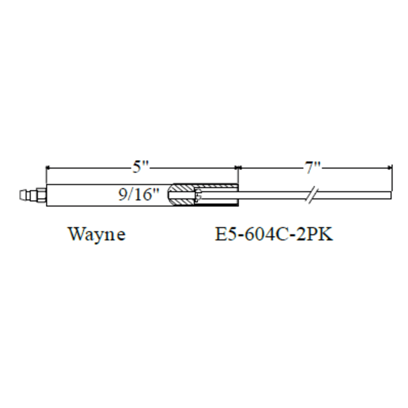 Electrode WAYNE 604C, 2pk - Westwood