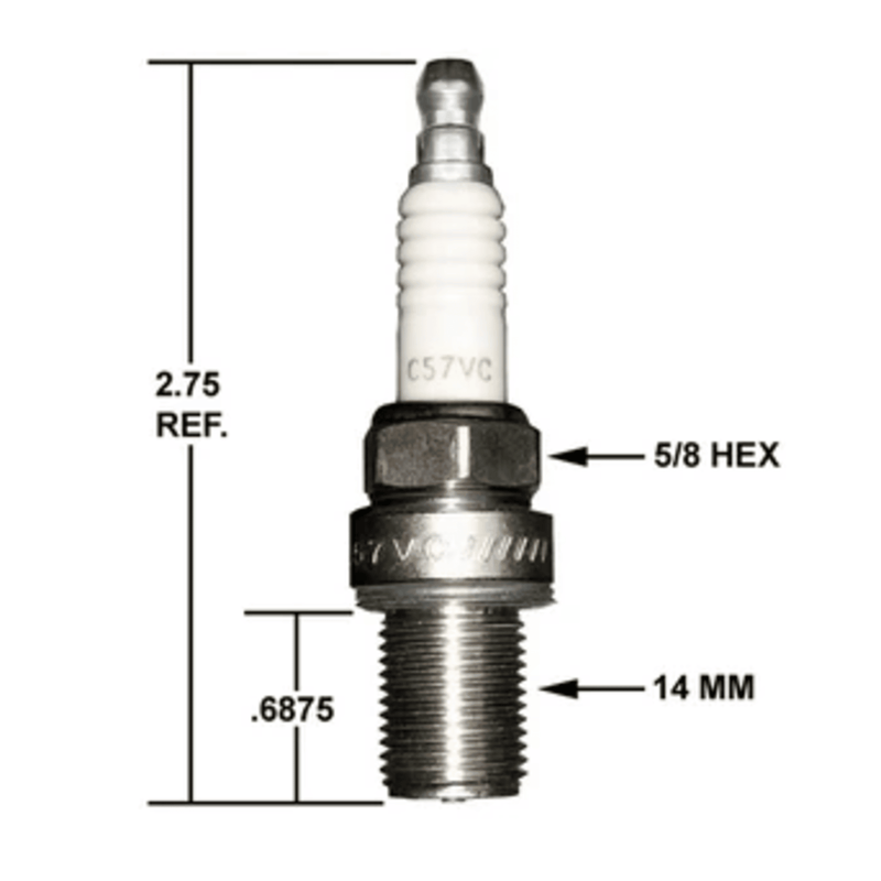 Spark Plug Champion C57VC - Crown