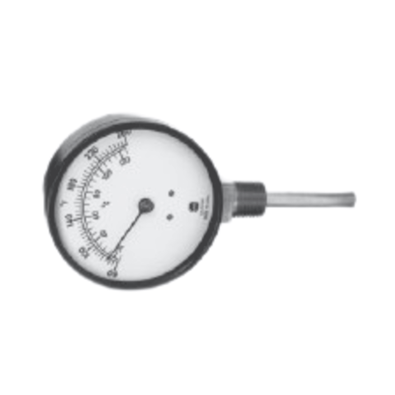 Thermometer, Hot Water Round 1/2" LM-NPT - Westwood