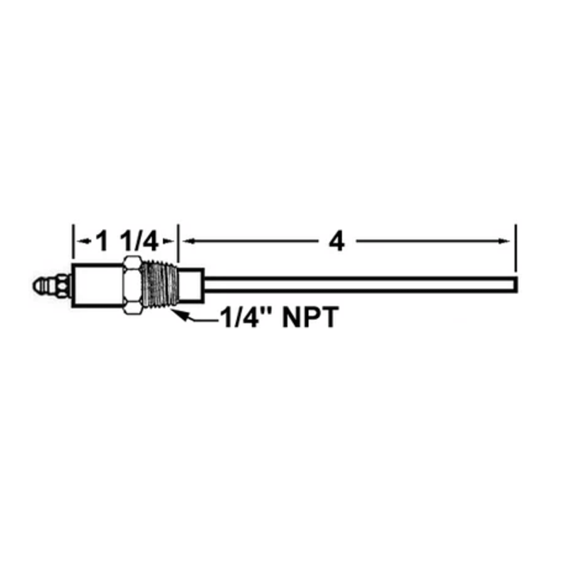 Electrode LENNOX FLAME ROD P-8-7038  17432/17445  (WP-E5-384D) - Crown